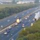 Trafico autopista incendio