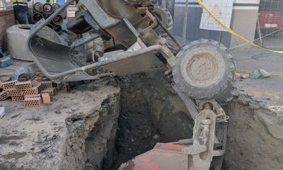 Accidente volquete camas