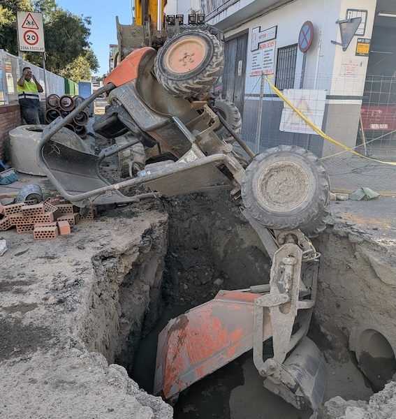 Accidente volquete camas
