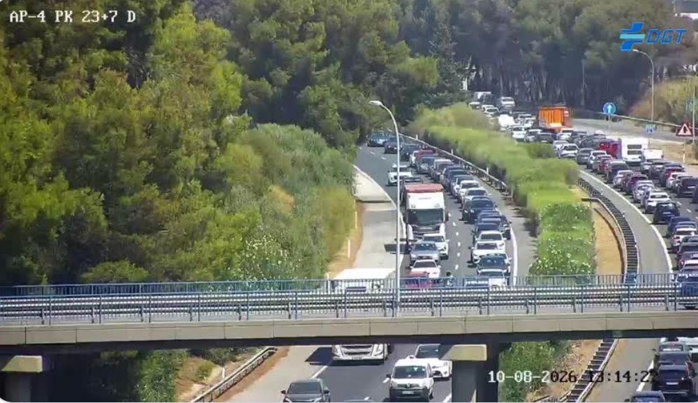 Autopista trafico atasco