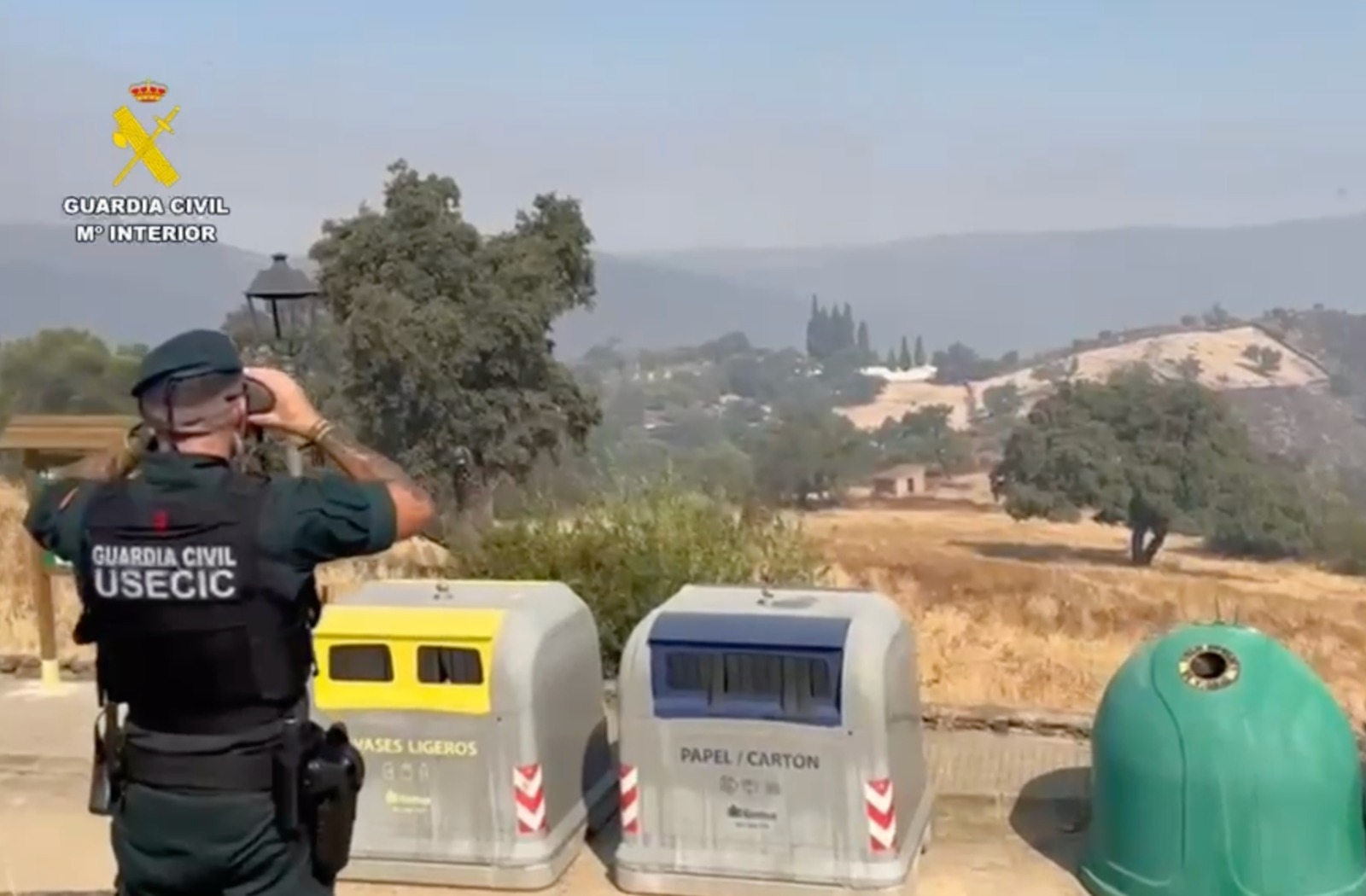 Guardia Civil incendio