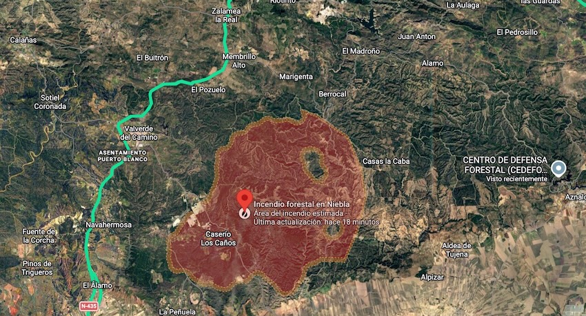 Incendio Forestao mapa