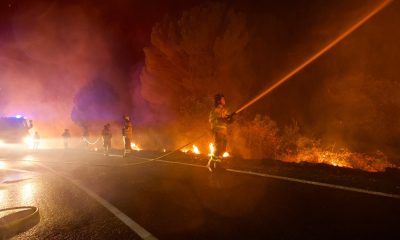 Incendio forestal bomberos