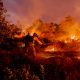 Incendio forestal noche