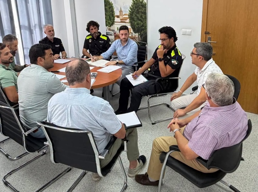 Junta local Seguridad Huevar
