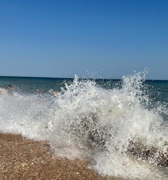Playa olas bajamar