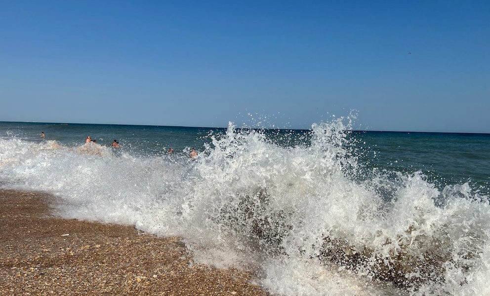 Playa olas bajamar