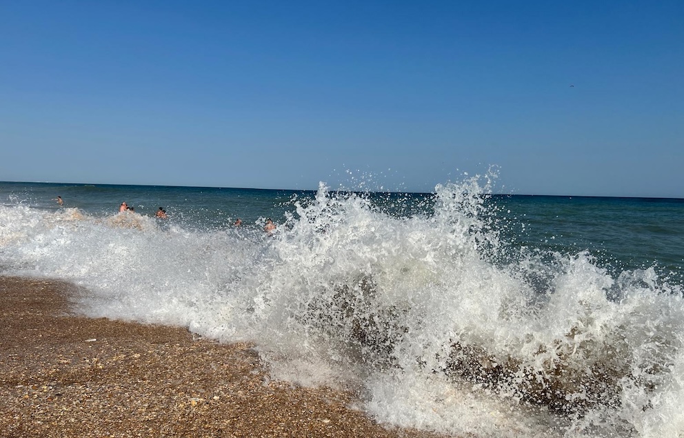 Playa olas bajamar
