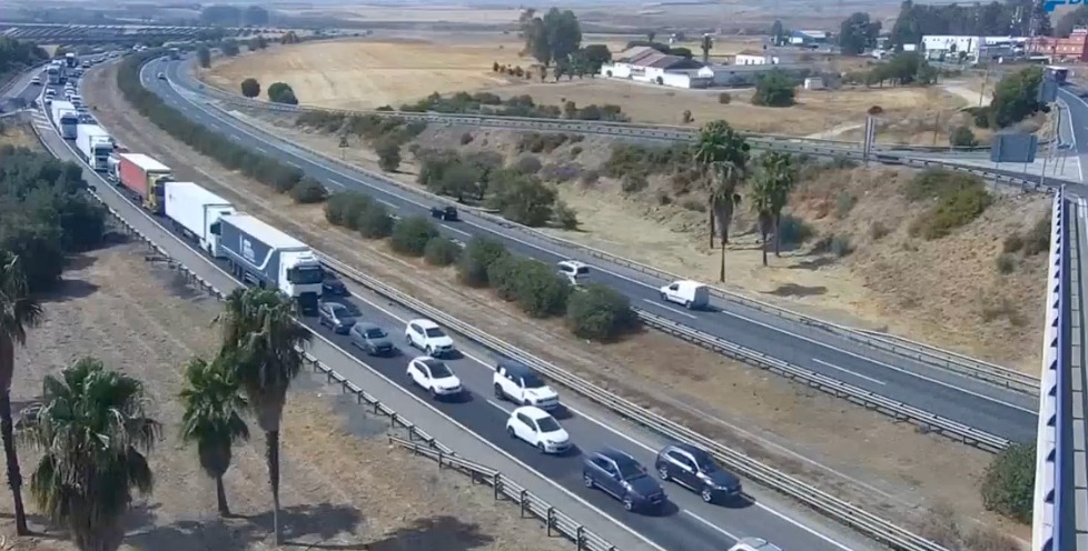 Trafico autopista atasco 1