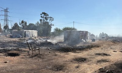 Incendio asentamiento palos
