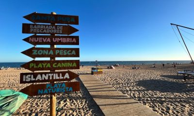 La Antilla senales playa