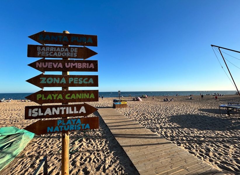 La Antilla senales playa