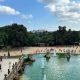 Parque Barcelona vistas fuente