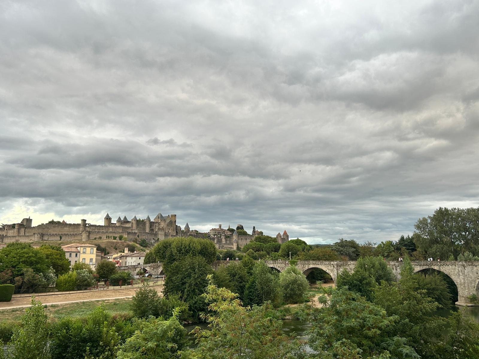 Vistas puente nubes
