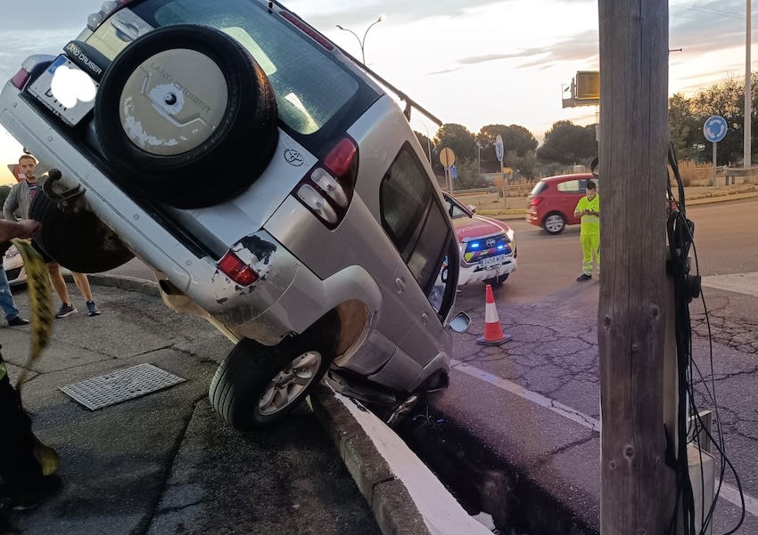 Accidente sanlucar coche