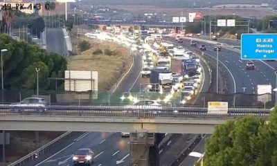 Autopista atasco trafico