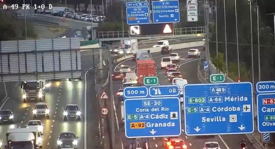 Autopista trafico atasco