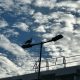 Gaviota nubes farola