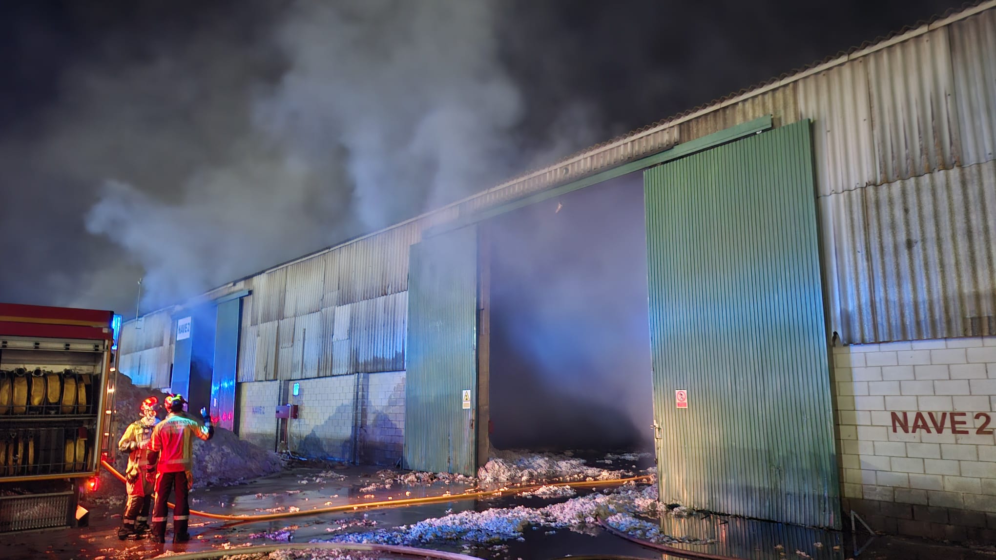 Incendio nave algodon