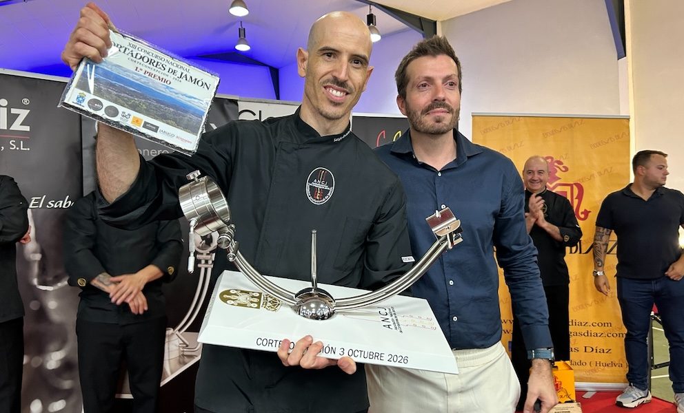 Sergio Pazuelo cortador de jamon