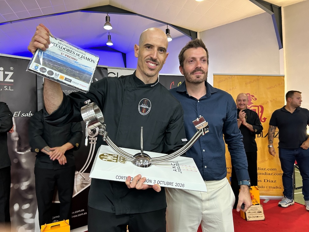 Sergio Pazuelo cortador de jamon
