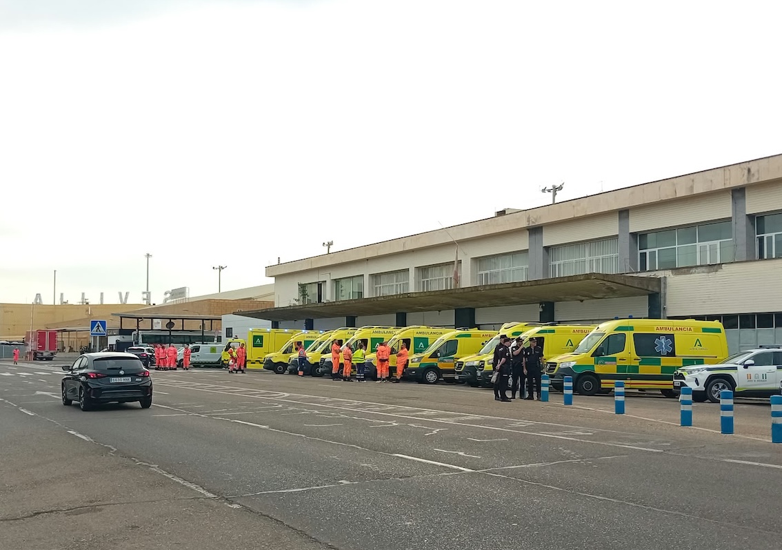 Simulacro ambulancias 112