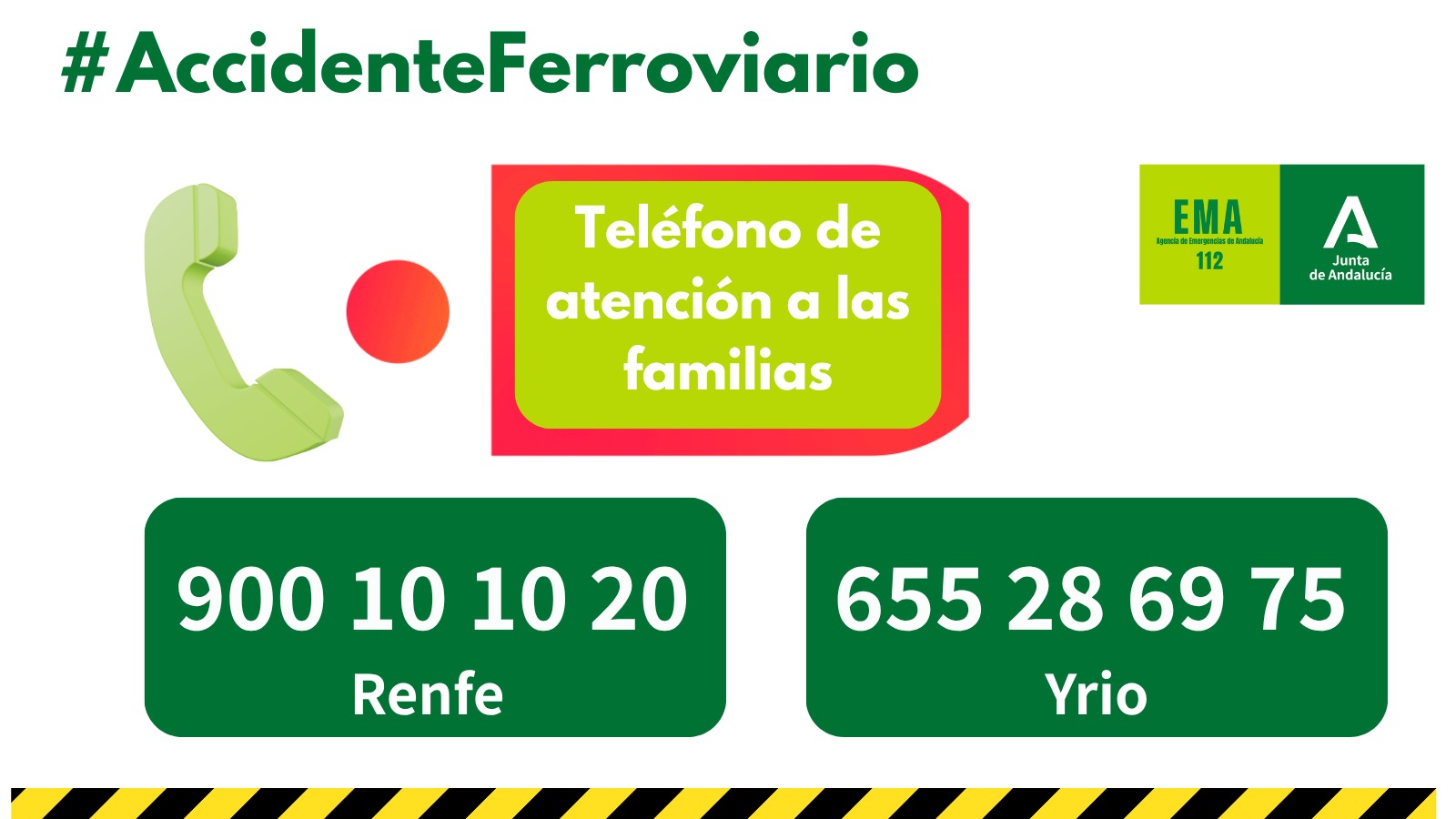 accidente tren telefonos